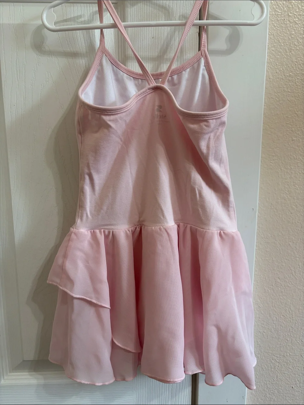 Lee Pink Ballet Dance Dress with Chiffon Skirt